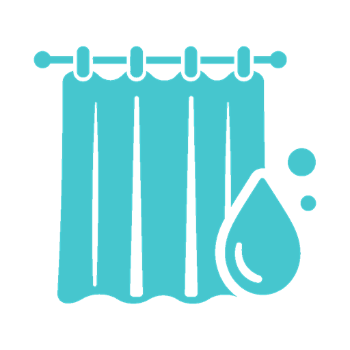 Curtain washing service icon