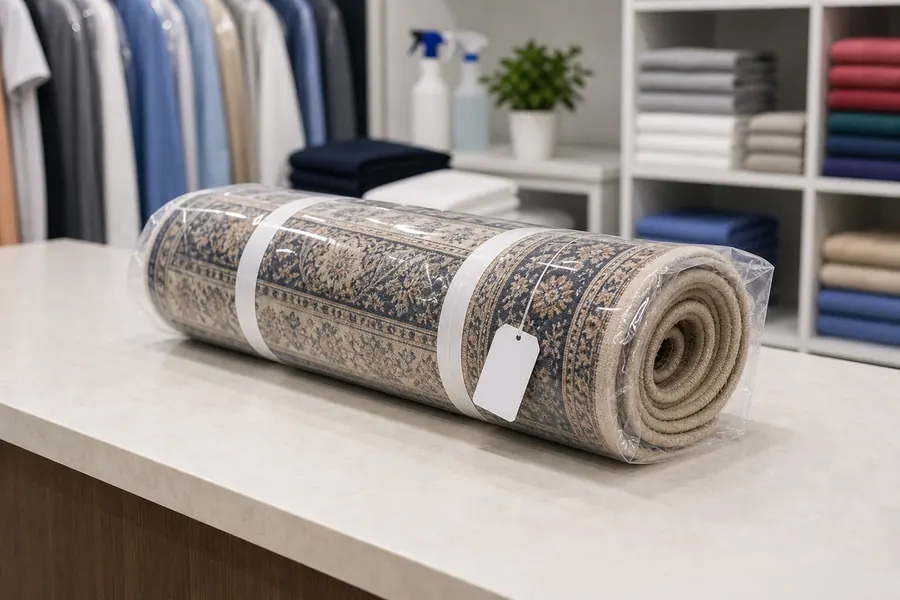 Clean carpet after washing at Madras Ironing Company Chennai
