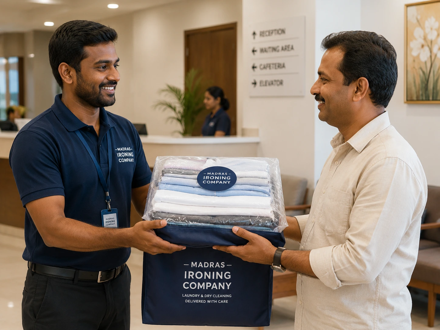 Laundry pickup service for medical tourists and patient attendants in Chennai