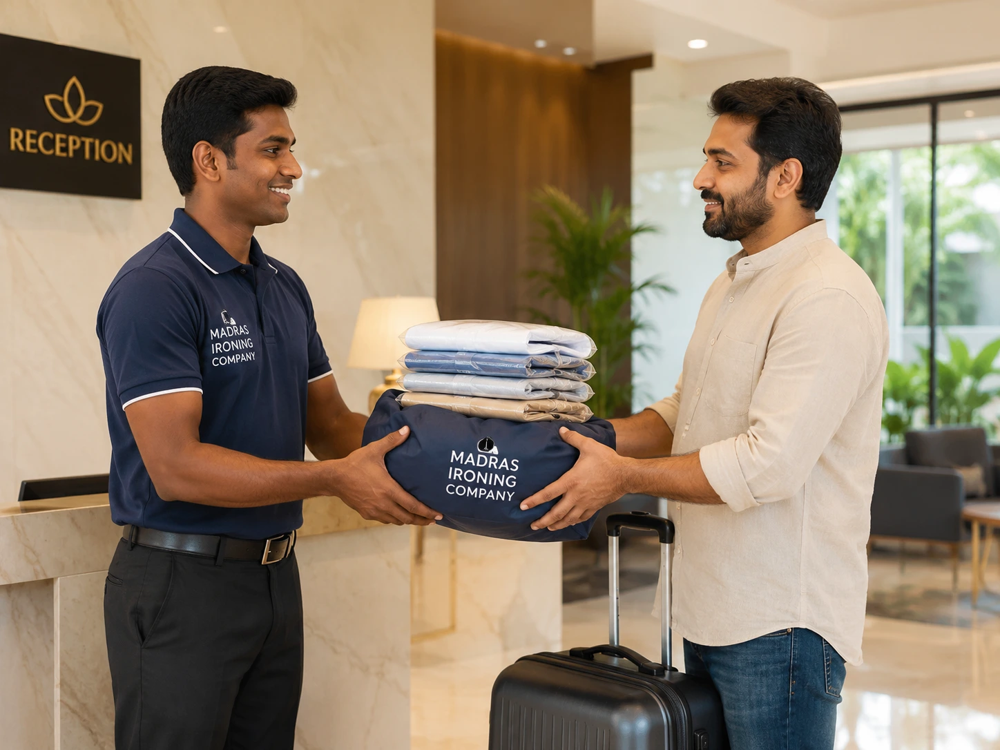 Tourist Express Laundry hotel pickup service in Chennai